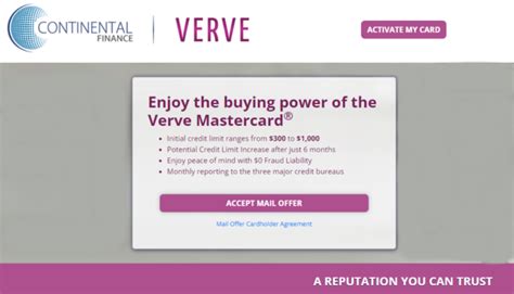 my verve account log in.